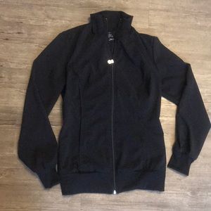 Ladies size Small Black Cherokee Infinity Scrub Zip up Jacket